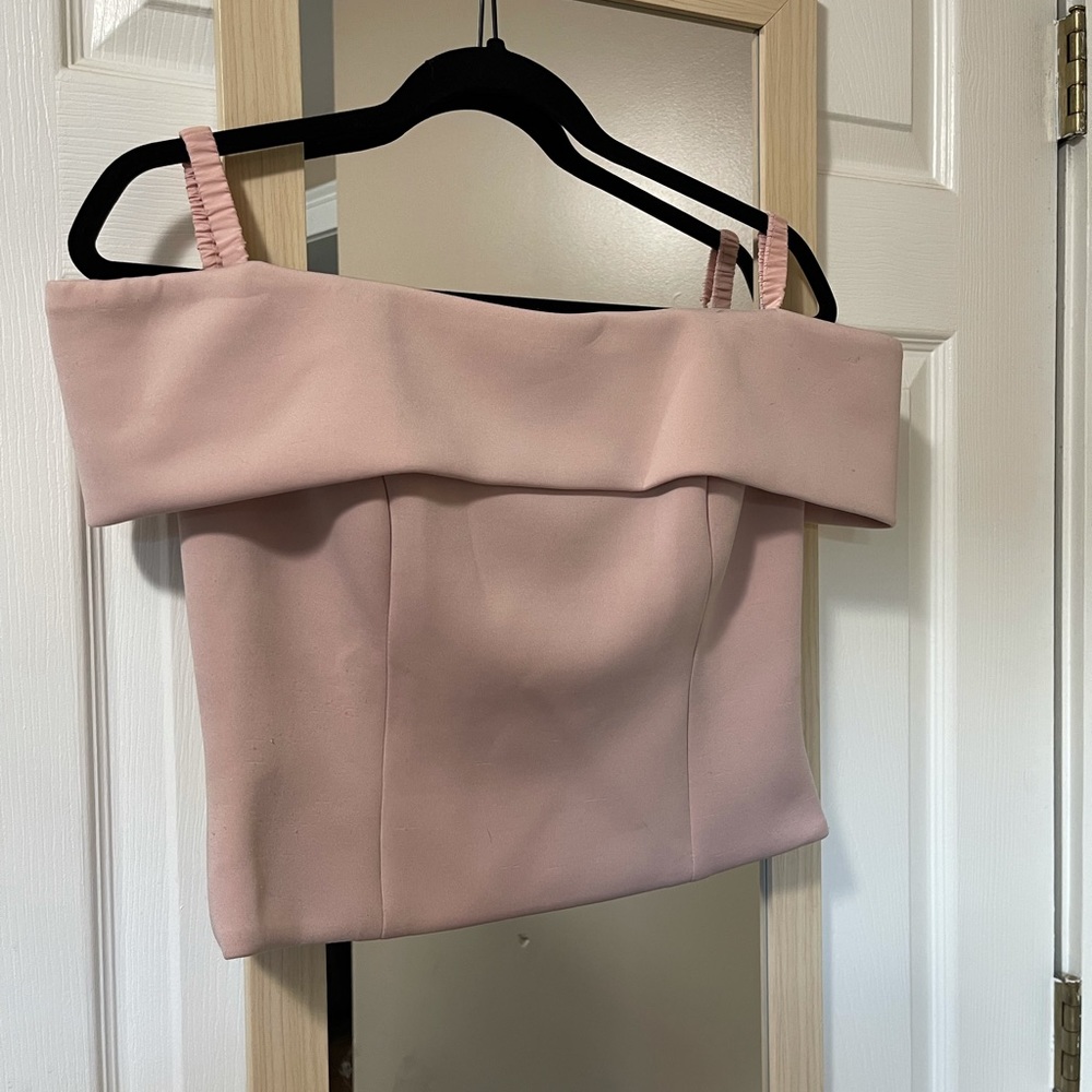 Eliza J & Adrianna Papell shirt/skirt set.
